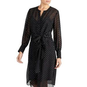 NWT RACHEL ROY COLLECTION -Foil Dot Flocked Dress